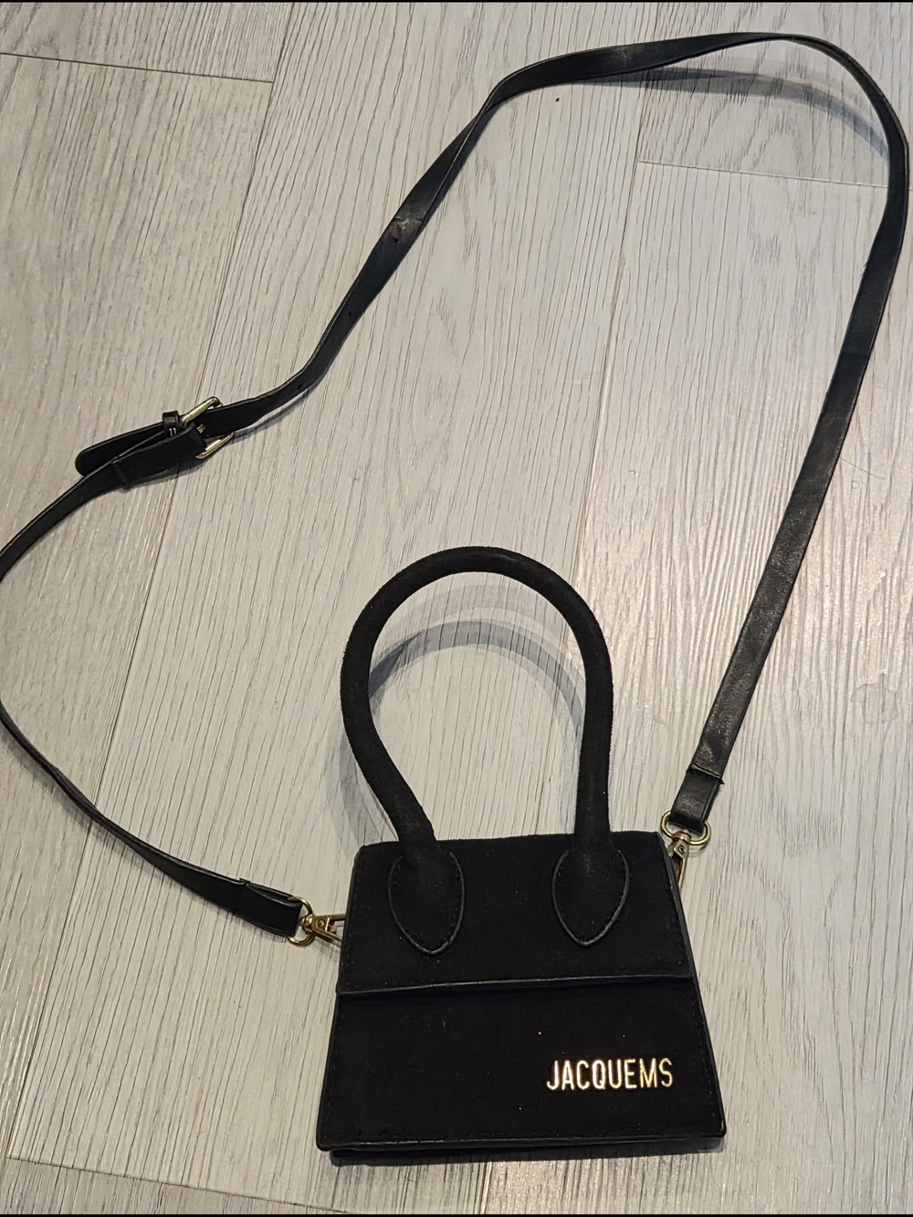 Jacquemus Black Mini Tote Crossbody Bag